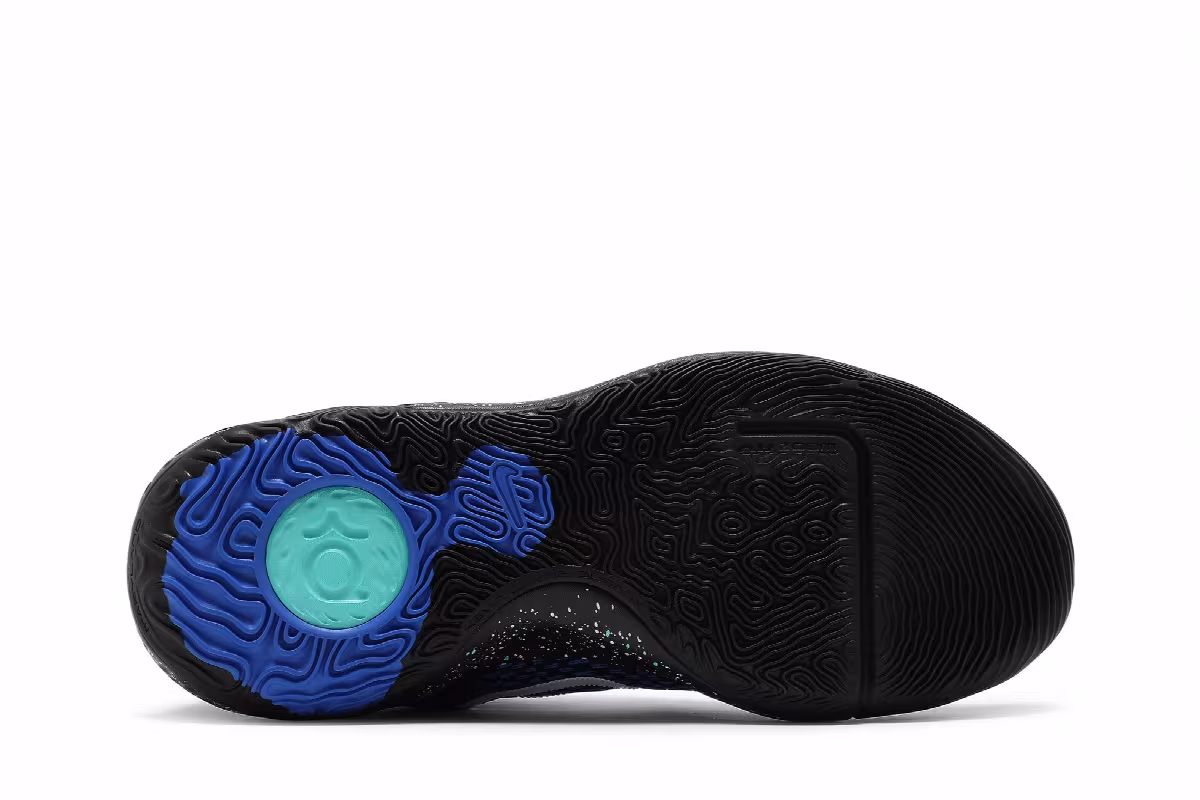 Nike KD Trey 5 IX Black Racer Blue, view 5