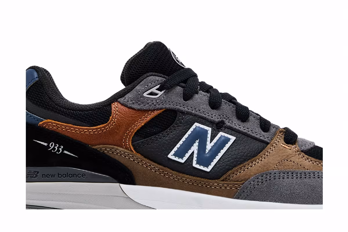 Andrew Reynolds x New Balance Numeric 933 Castlerock Vintage Indigo, view 3