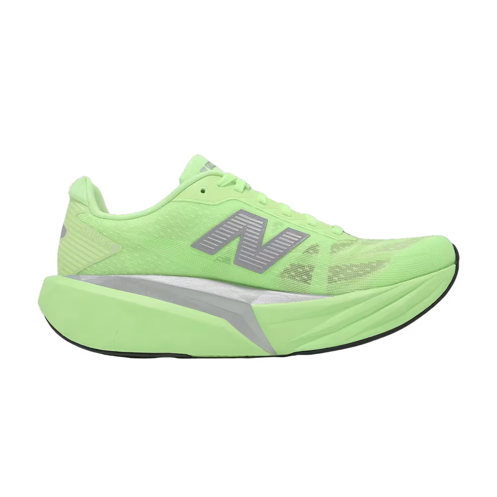 New Balance Fuelcell Rebel V5 Wide Mint Flash Lab Green Silver Metallic