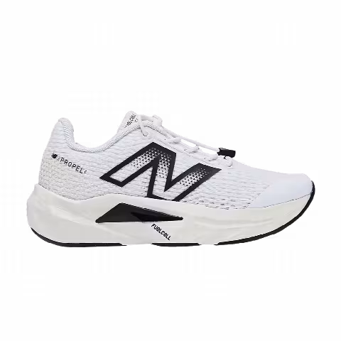 New Balance FuelCell Propel v5 Bungee Lace Little Kid Wide 'White Black'