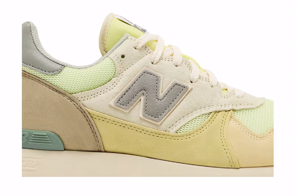 AURALEE x New Balance 475 Aloe Wash Beechnut, view 3