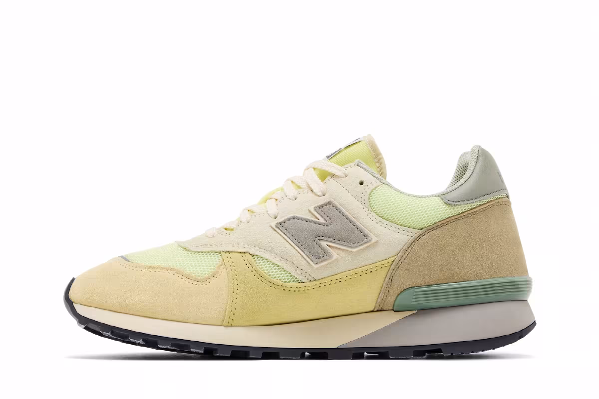 AURALEE x New Balance 475 Aloe Wash Beechnut, view 4