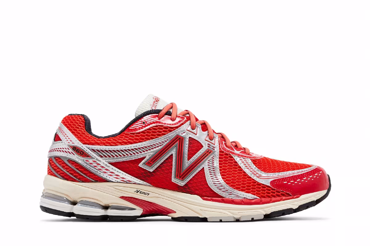 Aimé Leon Dore x New Balance 860v2 Red Sea Salt, view 2