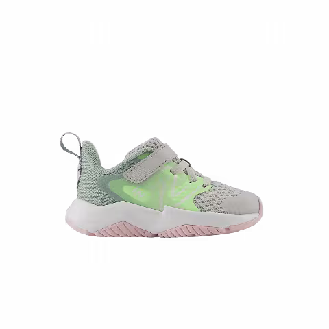 New Balance Rave Run v2 Bungee Lace Top Strap Toddler 'Grey Matter Mint Flash'