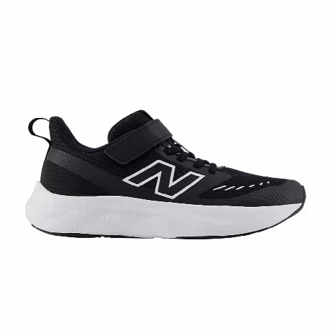 New Balance Fresh Foam 625 Bungee Lace Top Strap Little Kid 'Black White'