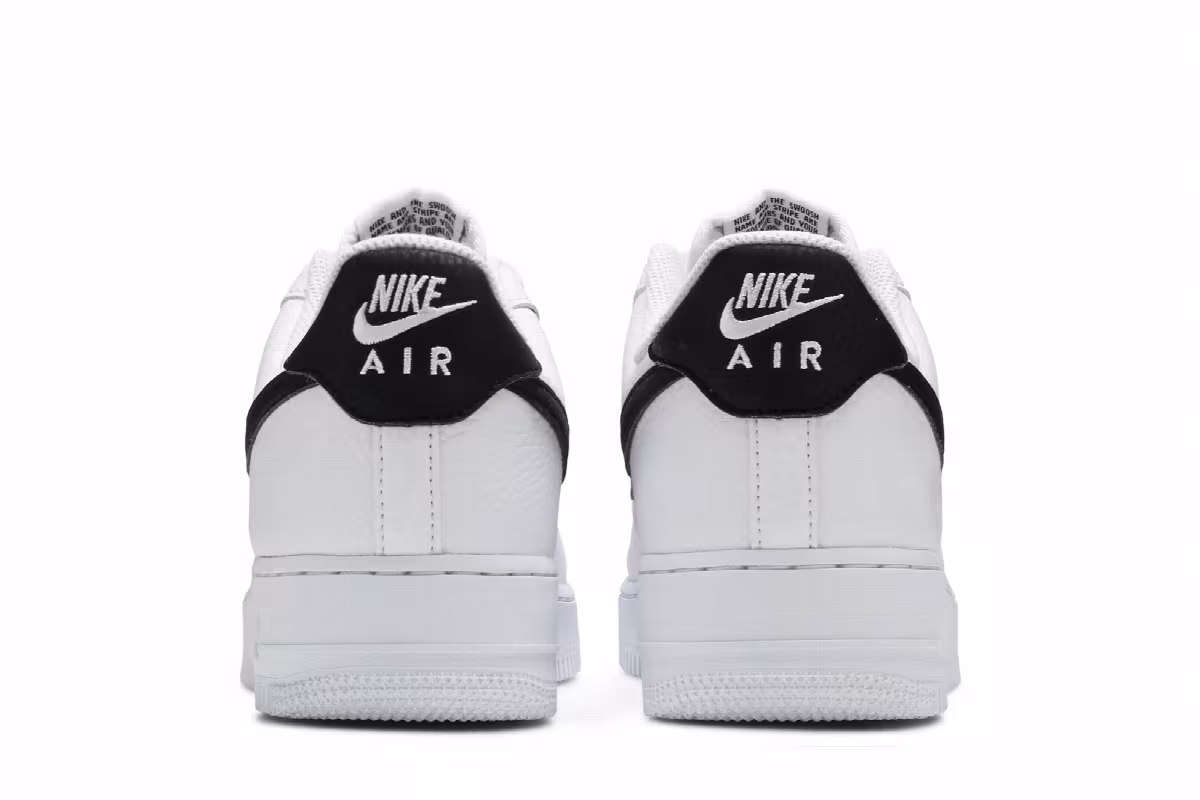 Nike Air Force 1 White Black, view 7