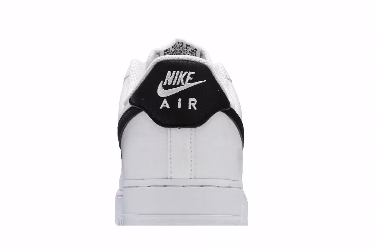 Nike Air Force 1 White Black, view 8