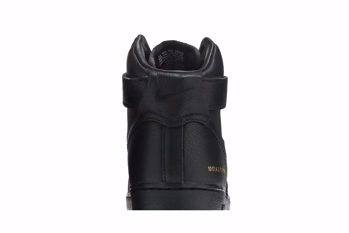 1017 ALYX 9SM x Nike Air Force 1 High Triple Black, view 8
