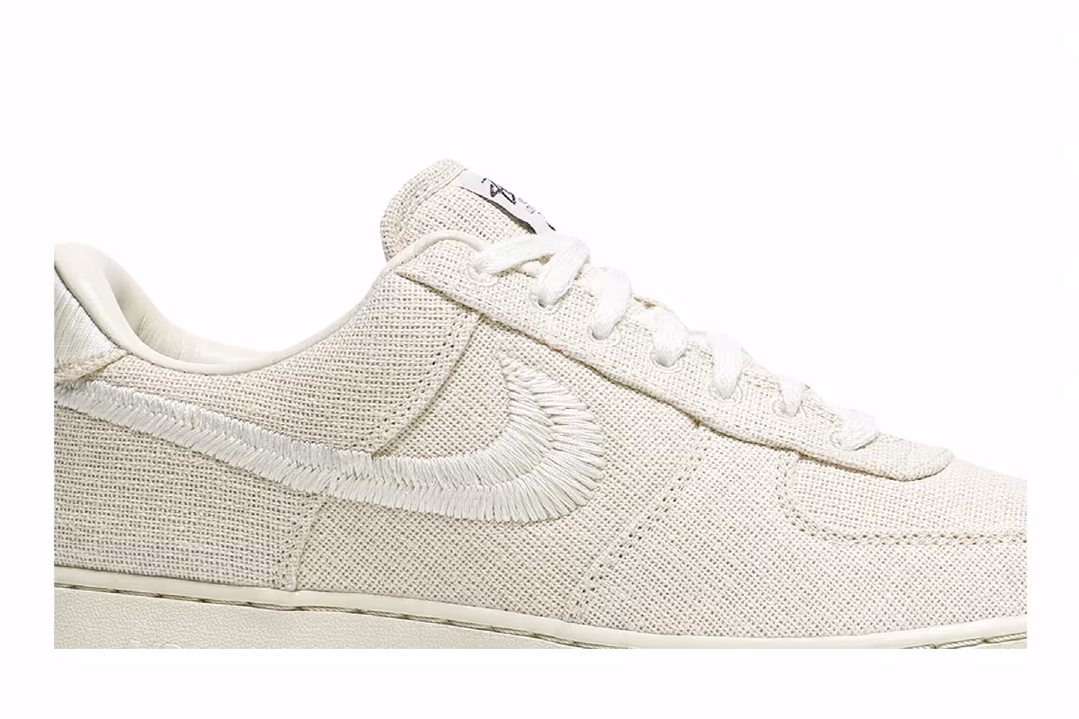 Stussy x Nike Air Force 1 Low Fossil, view 3
