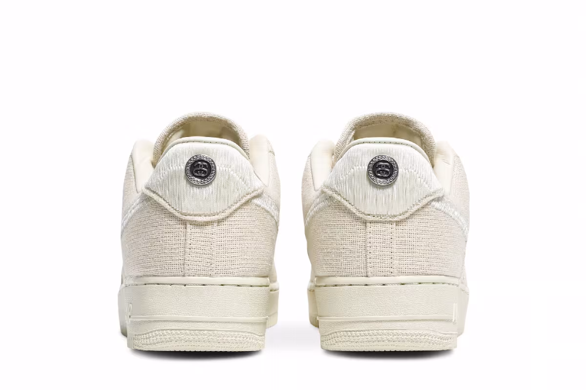 Stussy x Nike Air Force 1 Low Fossil, view 7