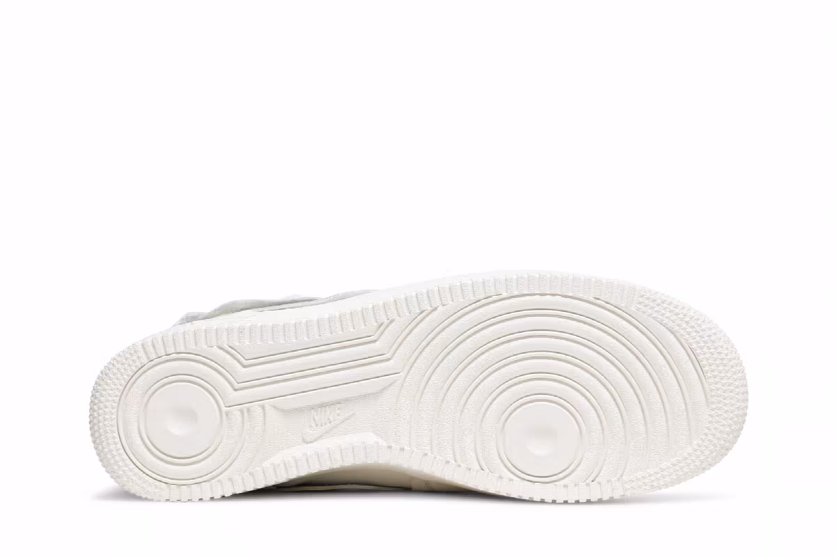Comme des Garçons x Nike Air Force 1 Mid Triple White, view 5