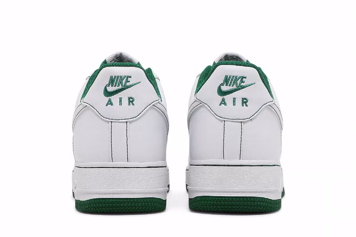 Nike Air Force 1 Contrast Stitch - White Pine Green, view 7