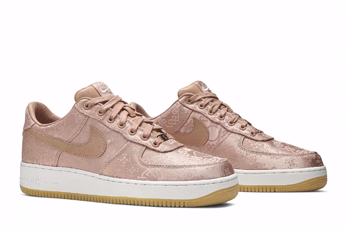 CLOT x Nike Air Force 1 Low Premium Rose Gold, view 9