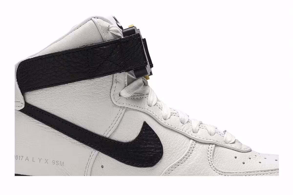 Nike 1017 ALYX 9SM x Air Force 1 High White Black, view 3