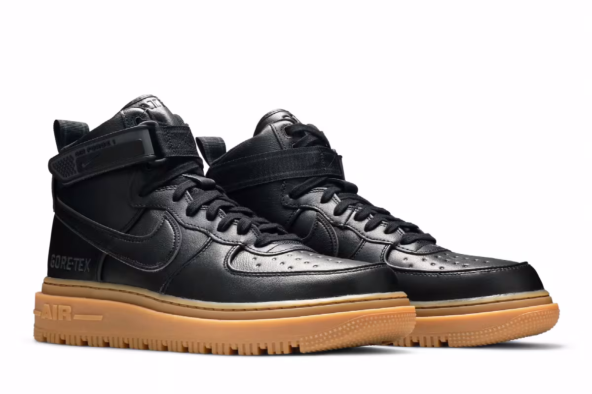 Nike Air Force 1 Gore-Tex Boot Black Gum, view 9
