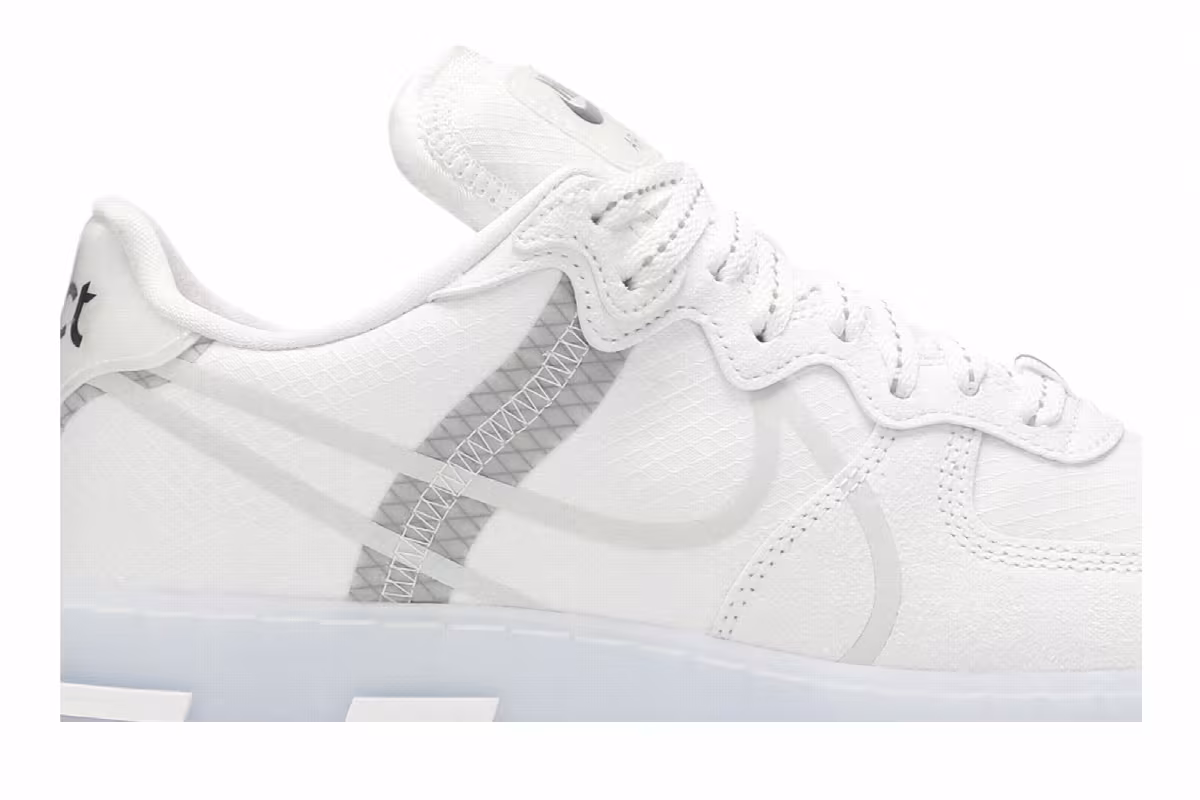 Nike Air Force 1 React QS White Ice, view 3