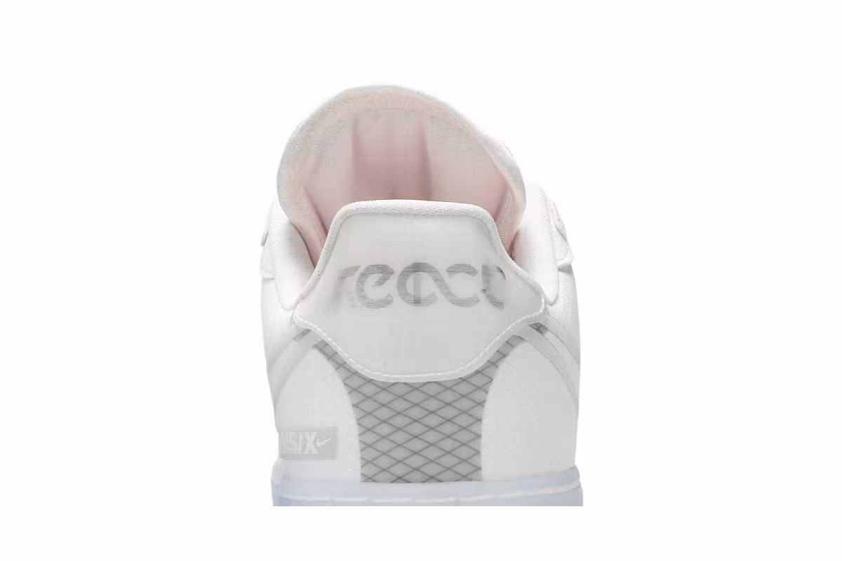 Nike Air Force 1 React QS White Ice, view 8