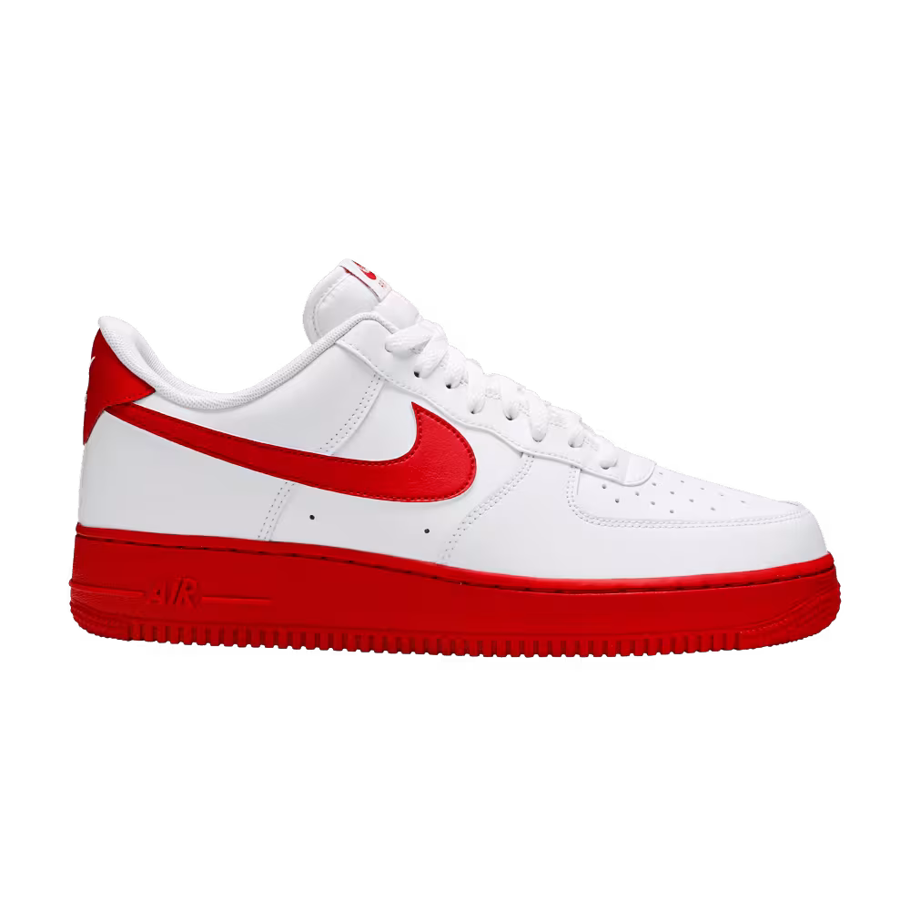 Nike Air Force 1 Low White Red Sole