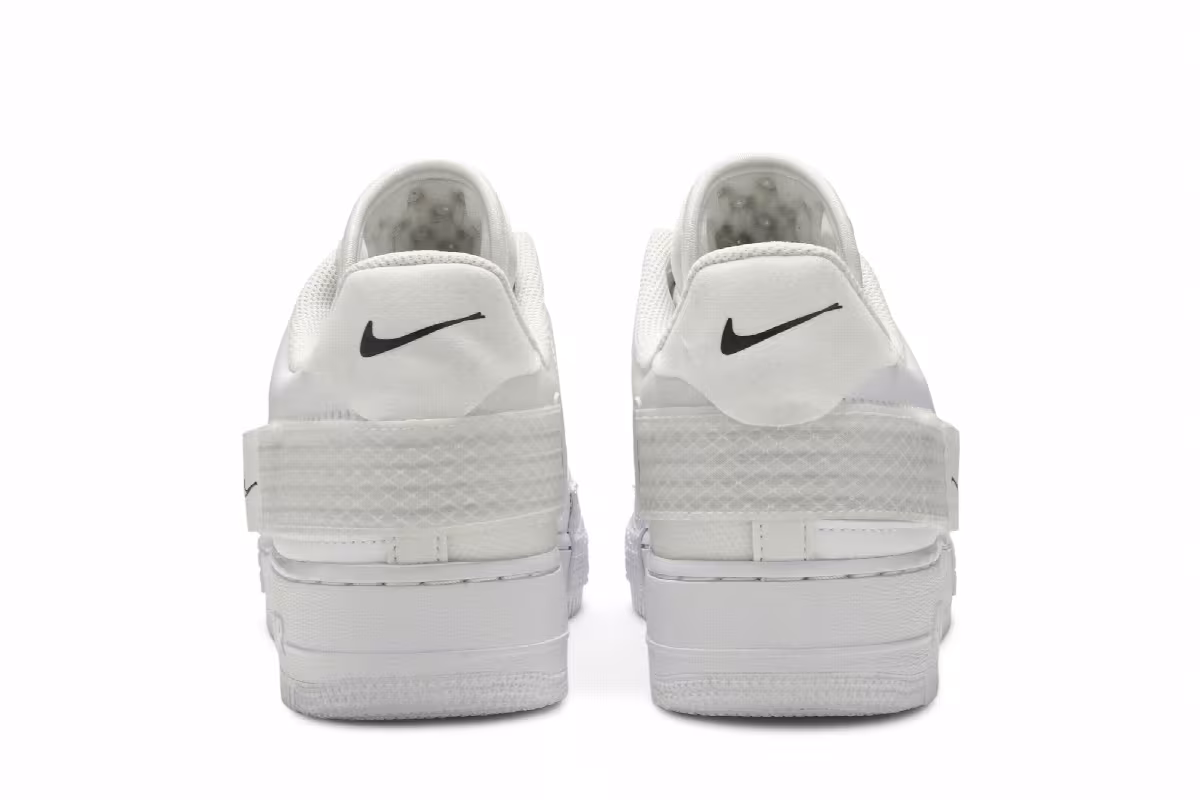 Nike Air Force 1 Type Triple White, view 7