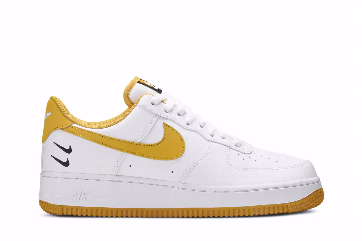 Nike Air Force 1 Double Swoosh - White Light Ginger, view 2