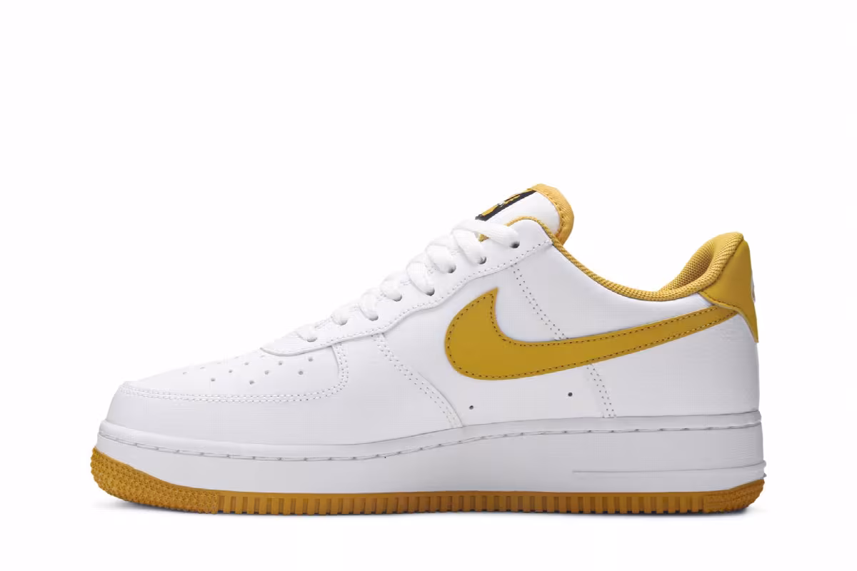 Nike Air Force 1 Double Swoosh - White Light Ginger, view 4