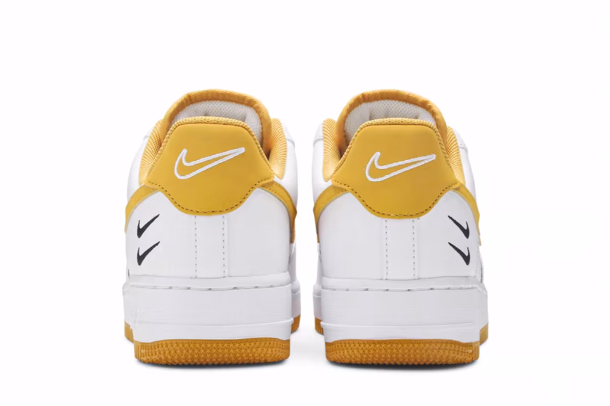 Nike Air Force 1 Double Swoosh - White Light Ginger, view 7