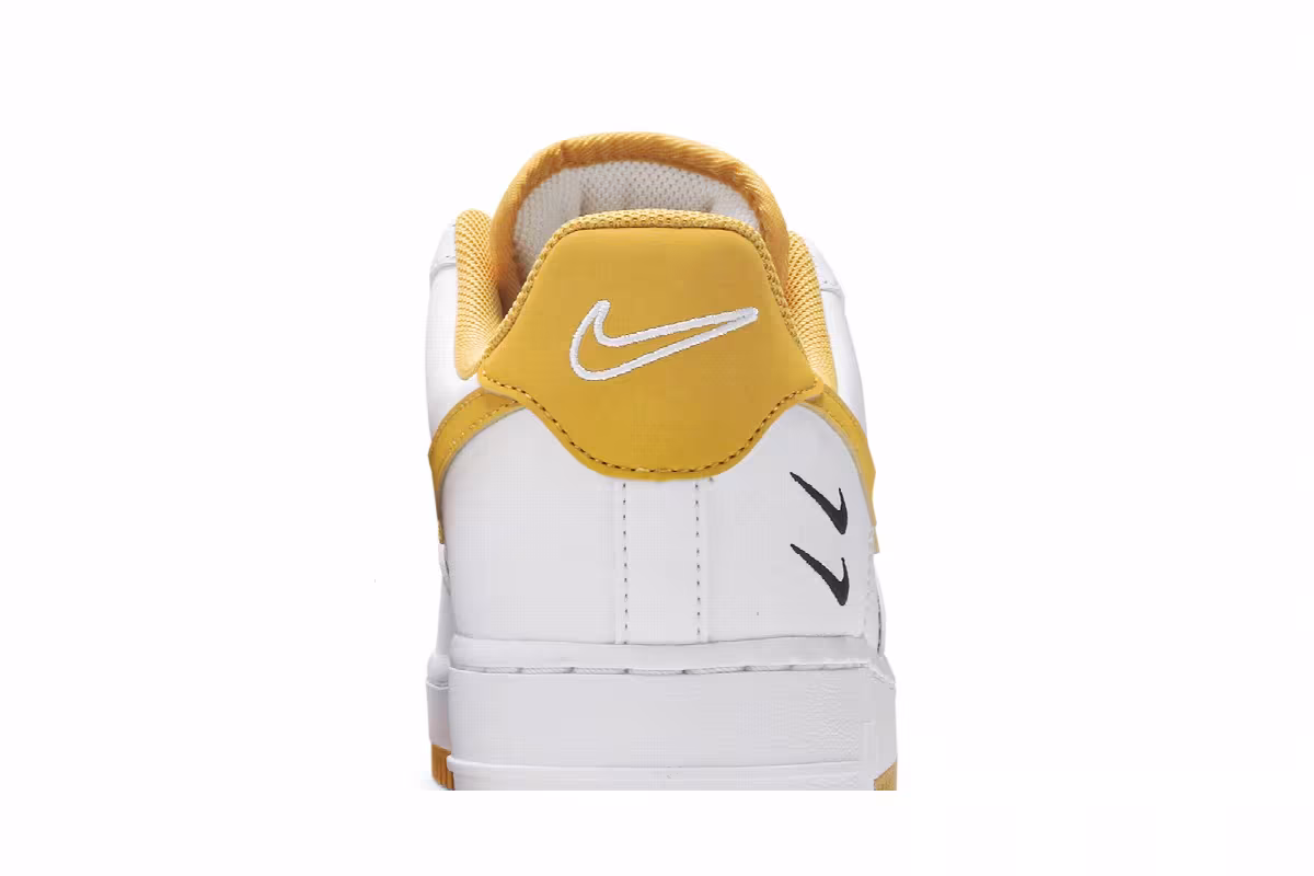 Nike Air Force 1 Double Swoosh - White Light Ginger, view 8