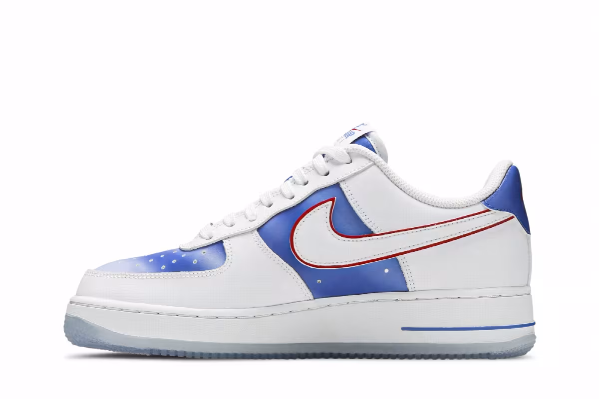 Nike Air Force 1 Low New Jersey Nets Hardwood Classics, view 4
