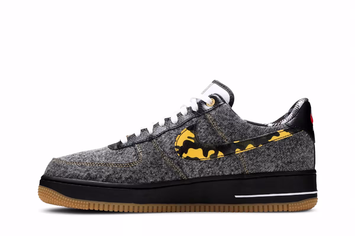 Nike Air Force 1 Low Camo Denim Remix, view 4