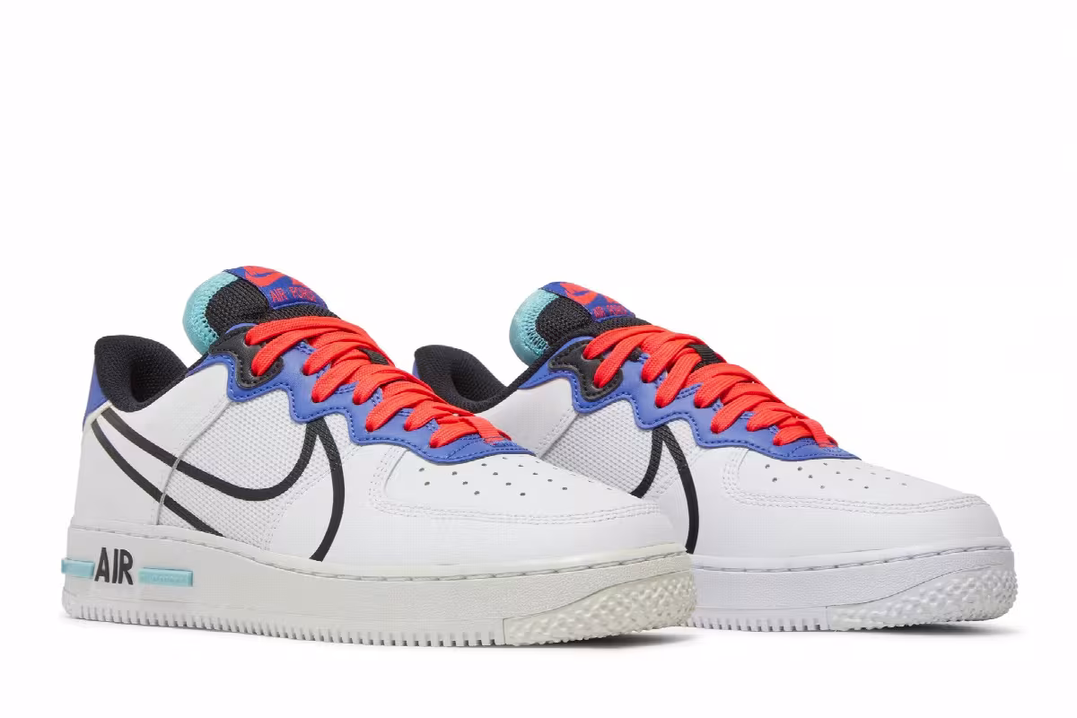 Nike Air Force 1 React Astronomy Blue, view 9