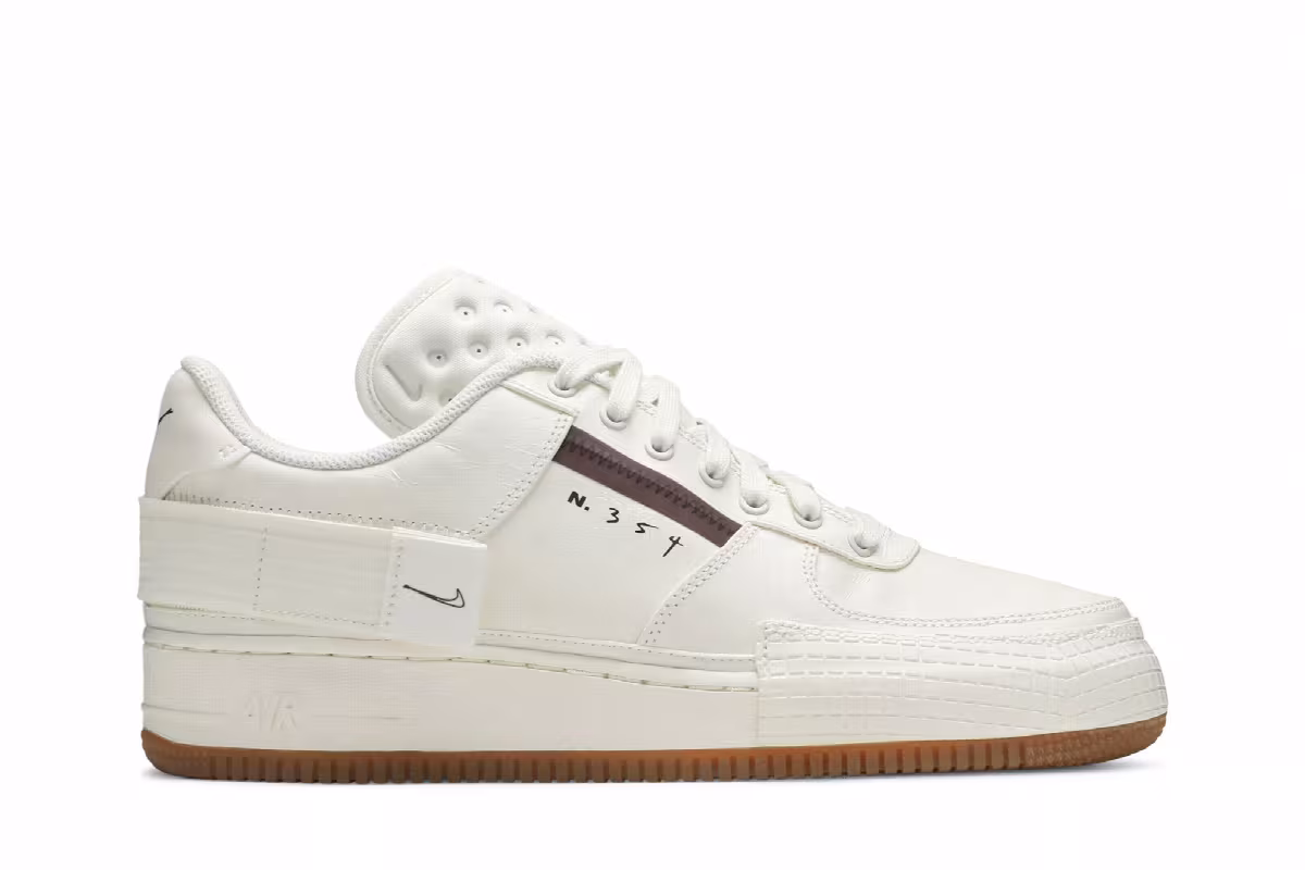 Nike Air Force 1 Type Sail Gum, view 2