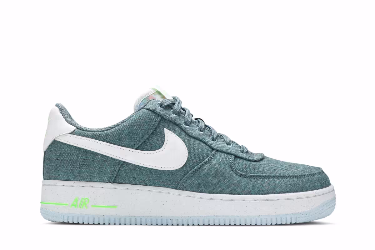 Nike Air Force 1 Low Recycled Canvas Pack - Ozone Blue, view 2