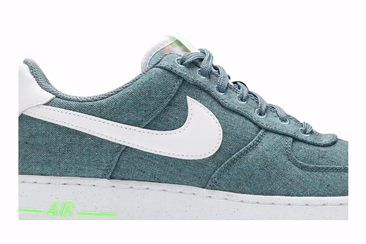 Nike Air Force 1 Low Recycled Canvas Pack - Ozone Blue, view 3