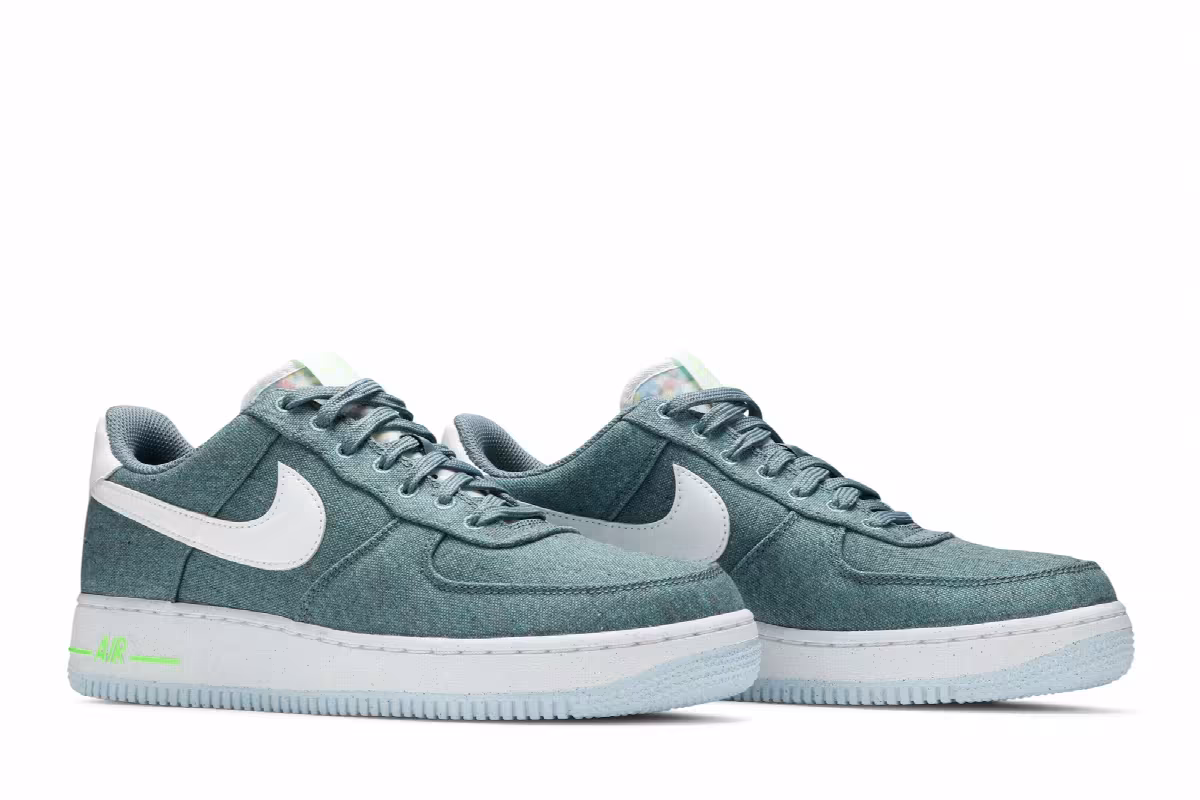 Nike Air Force 1 Low Recycled Canvas Pack - Ozone Blue, view 9