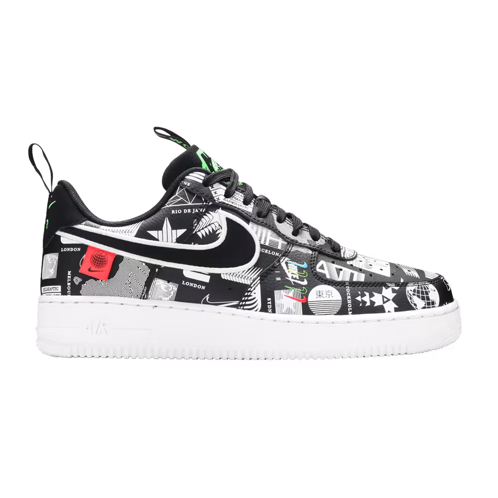 Nike Air Force 1 Worldwide Pack - Black