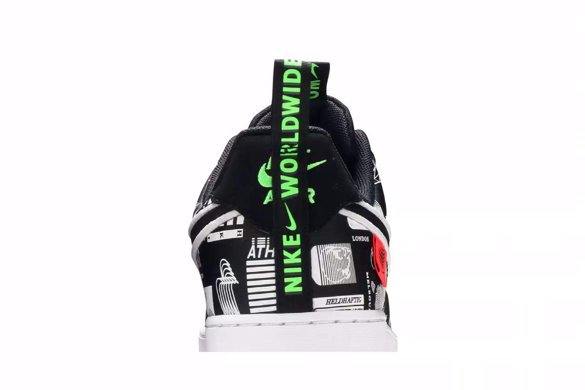 Nike Air Force 1 Worldwide Pack - Black, view 8