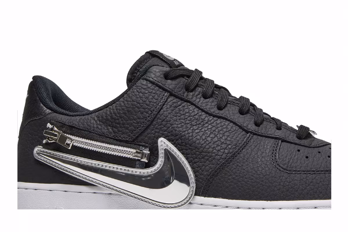 Nike Air Force 1 Silver Swoosh, view 3