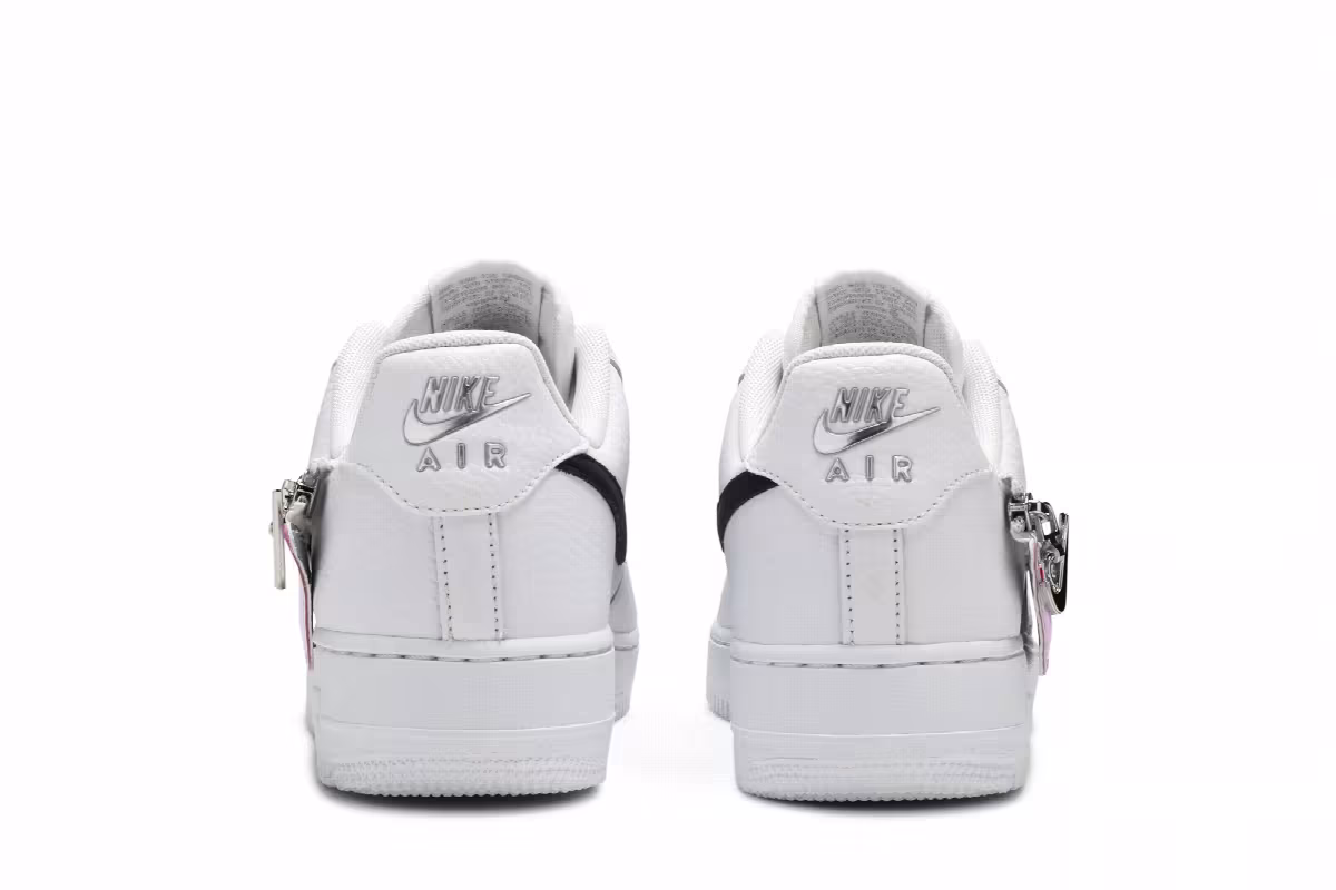 Nike Air Force 1 Premium Zip Swoosh - White, view 7