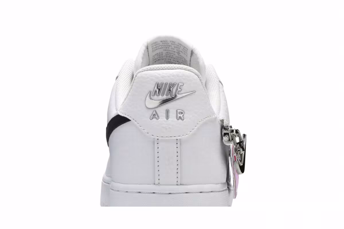 Nike Air Force 1 Premium Zip Swoosh - White, view 8