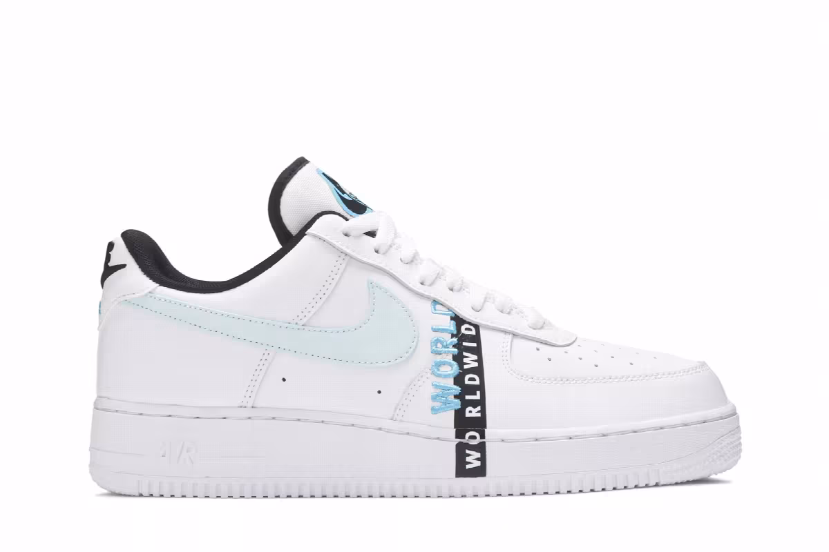 Nike Air Force 1 Worldwide Pack - Glacier Blue, view 2