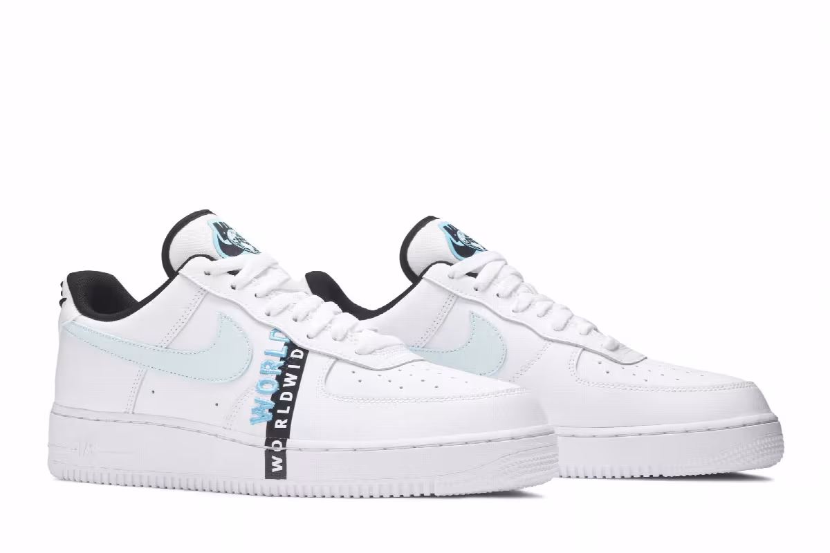Nike Air Force 1 Worldwide Pack - Glacier Blue, view 9
