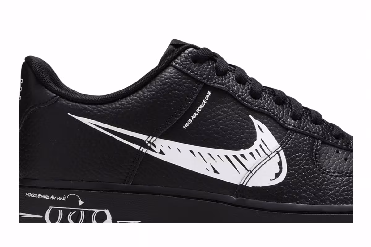 Nike Air Force 1 Low Sketch, view 3