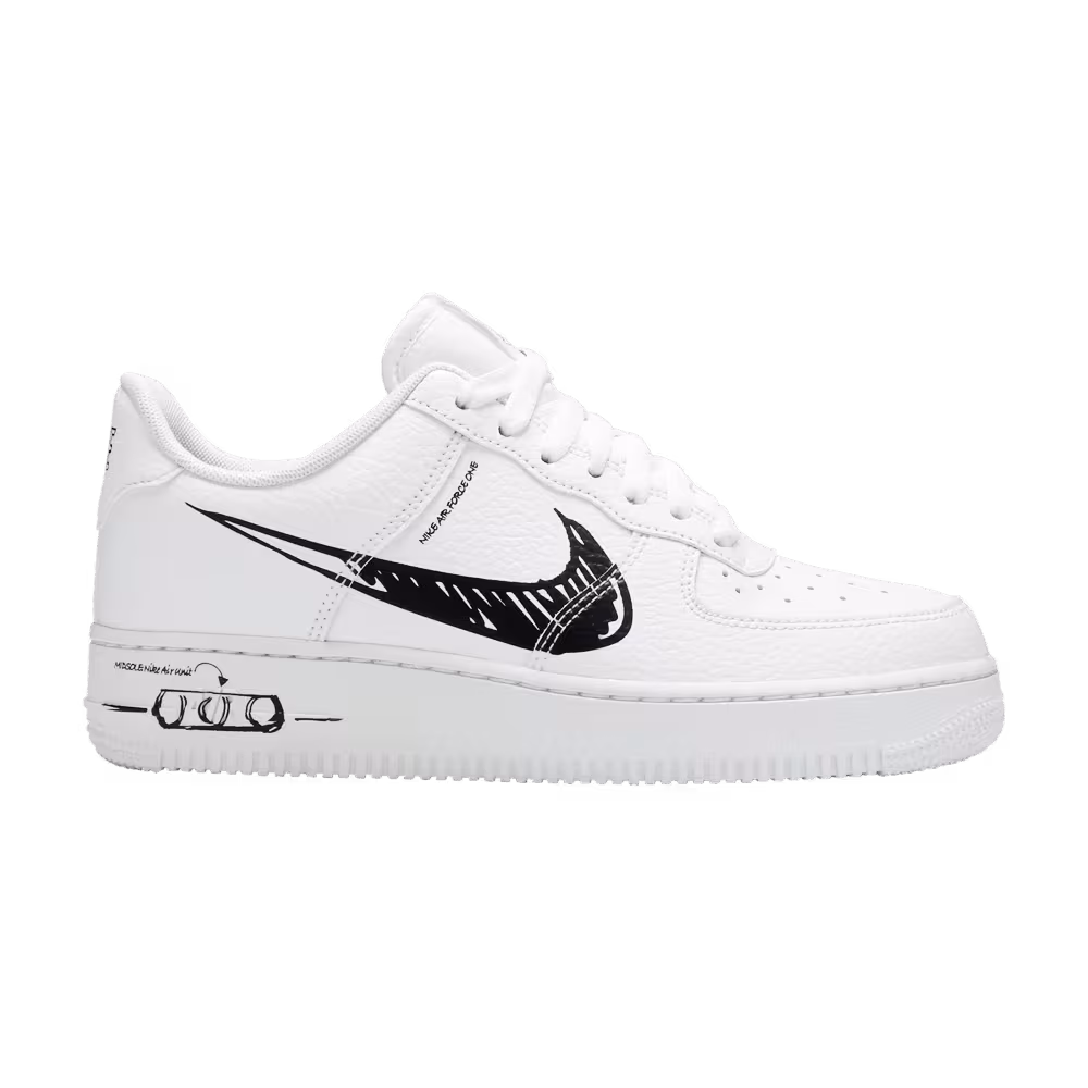 Nike Air Force 1 Low Sketch - Black