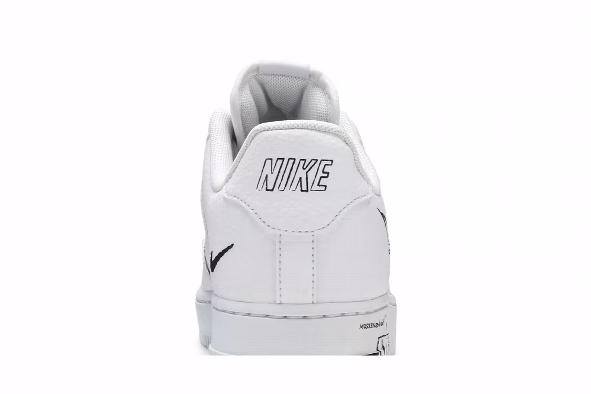 Nike Air Force 1 Low Sketch - Black, view 8