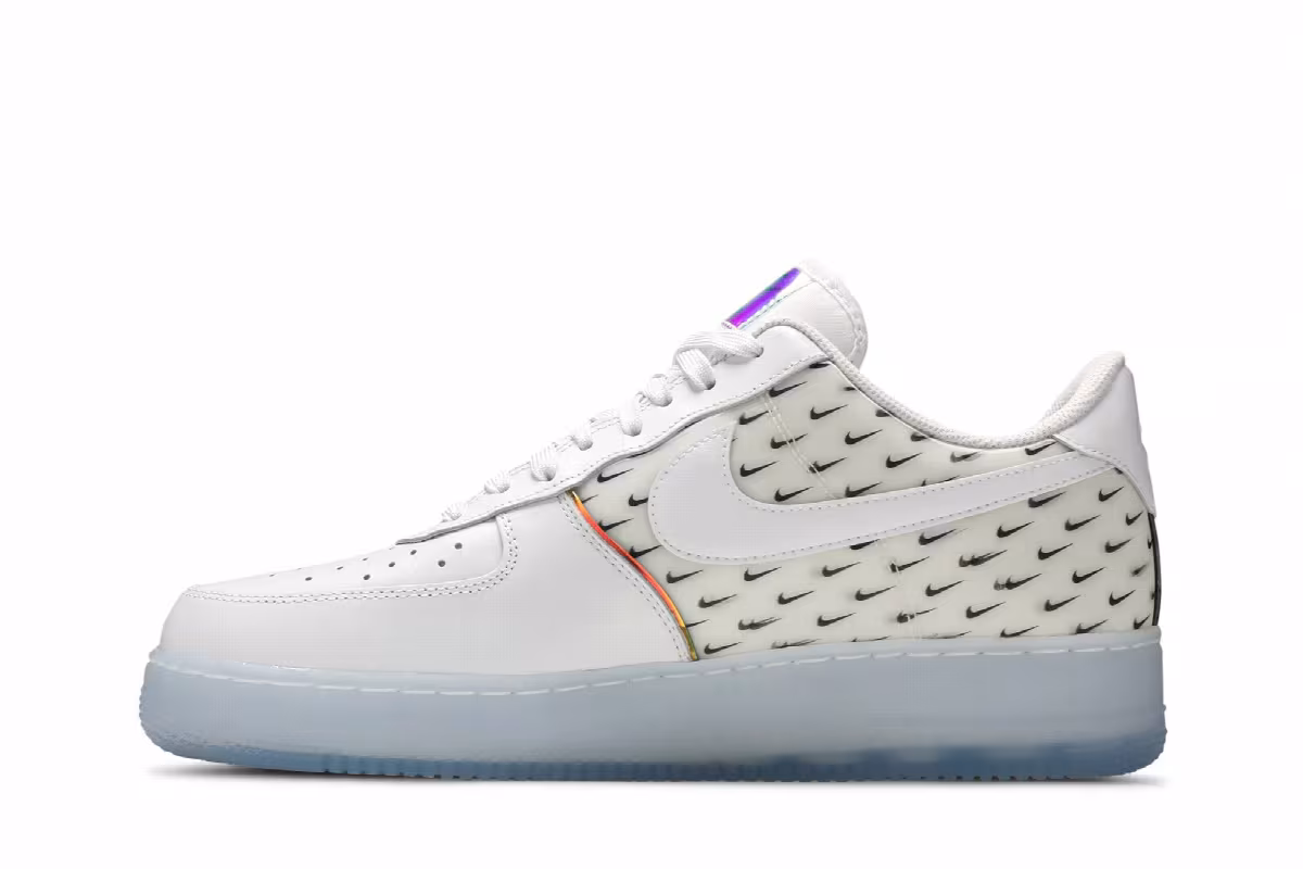 Nike Air Force 1 White Patterns, view 4