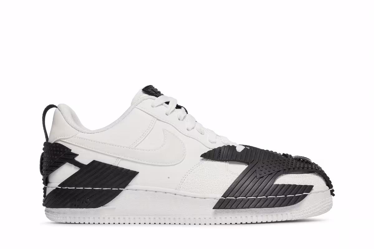 Nike Air Force 1 NDSTRKT White Black, view 2