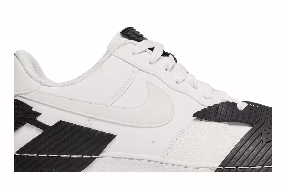 Nike Air Force 1 NDSTRKT White Black, view 3