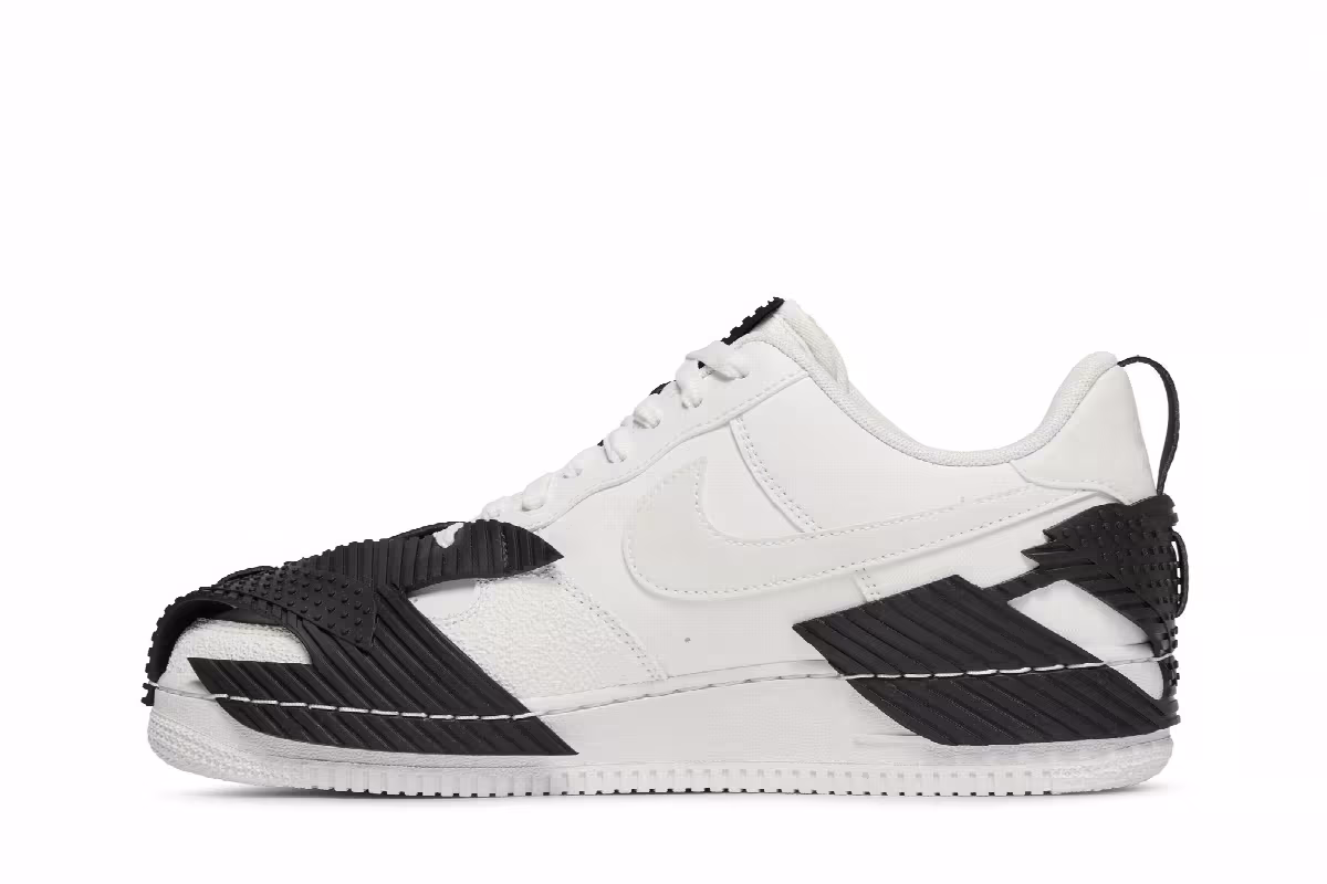 Nike Air Force 1 NDSTRKT White Black, view 4