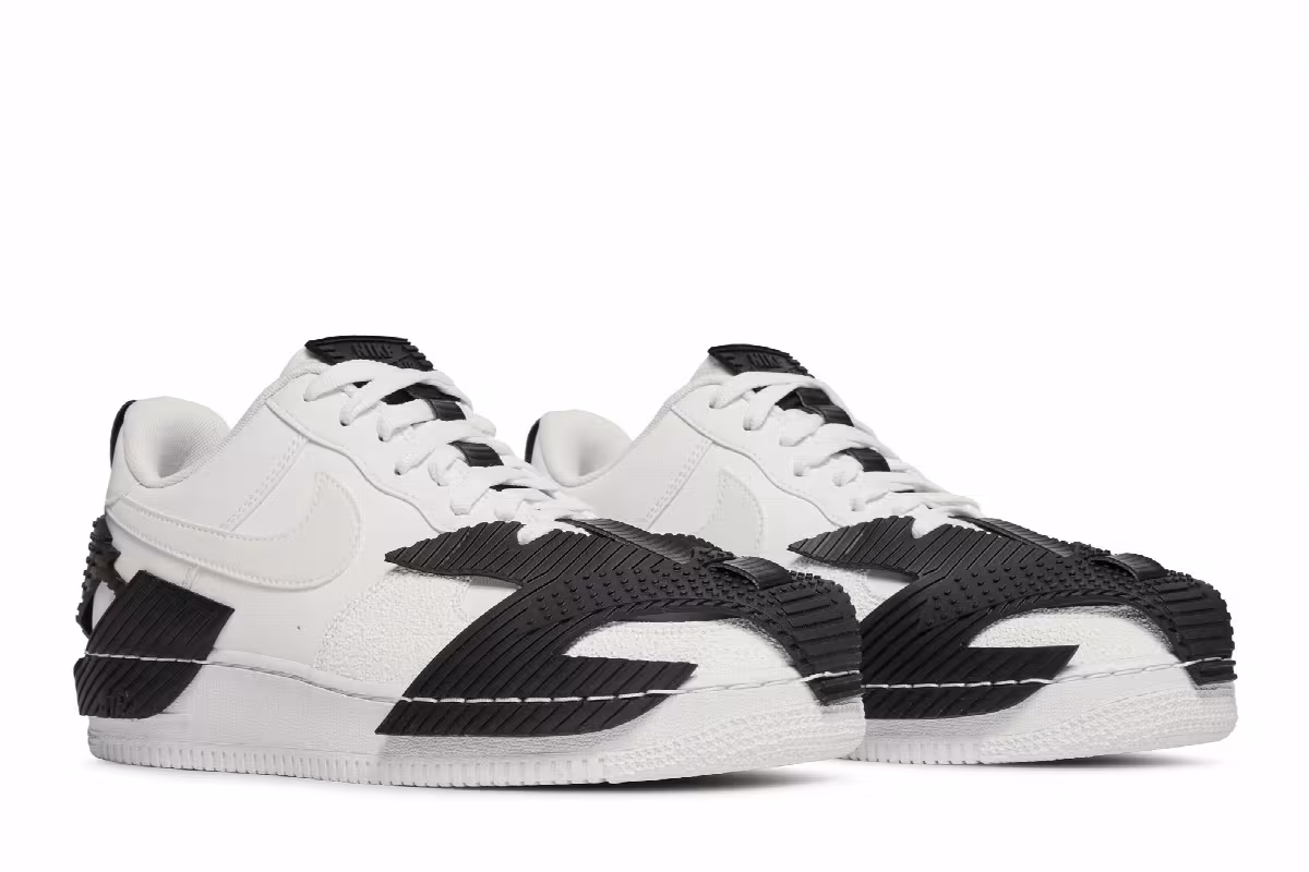 Nike Air Force 1 NDSTRKT White Black, view 9