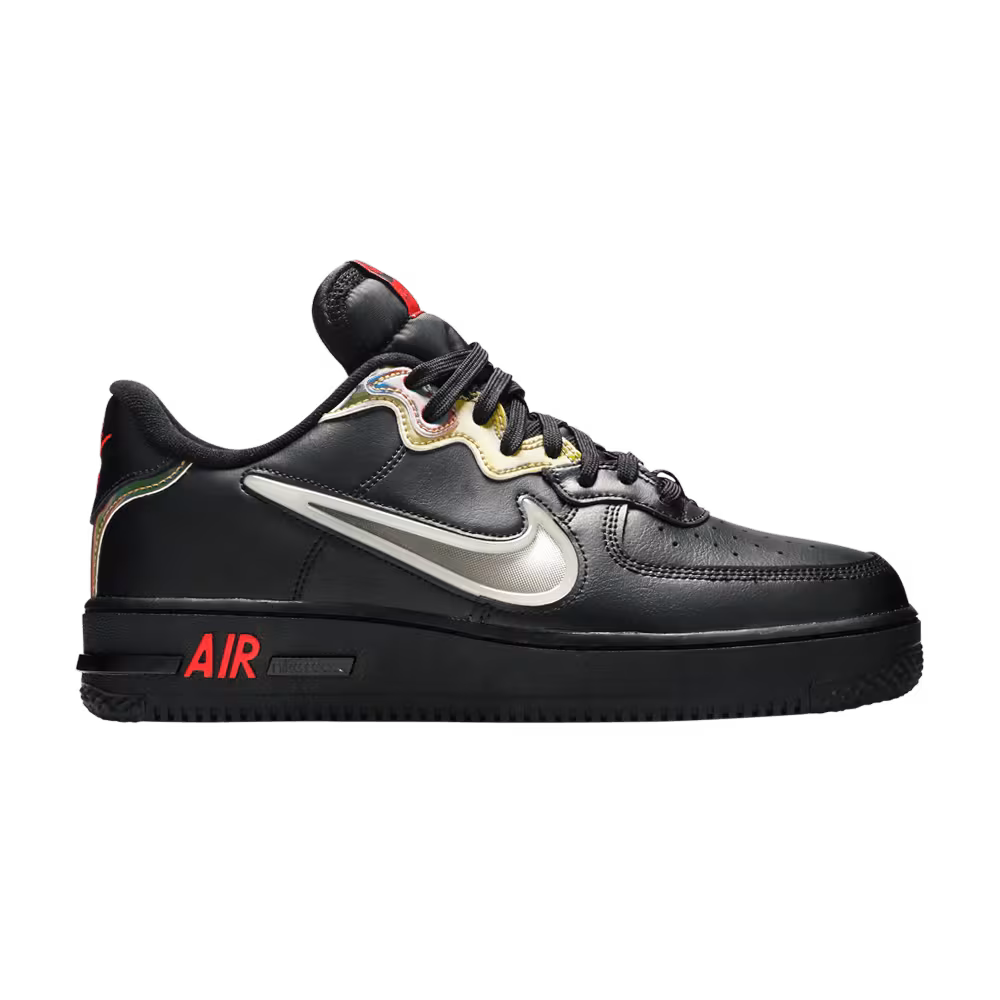 Nike Air Force 1 React Black Iridescent
